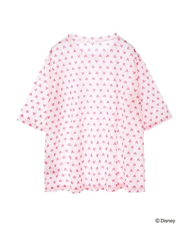 Green Parks ミッキーフレンド／シアープリント半袖プルオーバー Pink