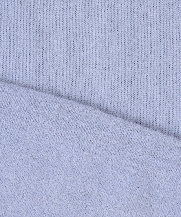 自由区 L 【WEB限定カラーあり・昨年大人気商品をアップデート】モヘアニット アウター サックスブルー系