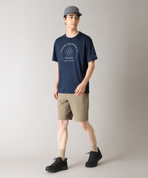 Columbia Columbia/ グレイシャルビスタグラフィックTシャツ /コロンビア Collegiate Navy
