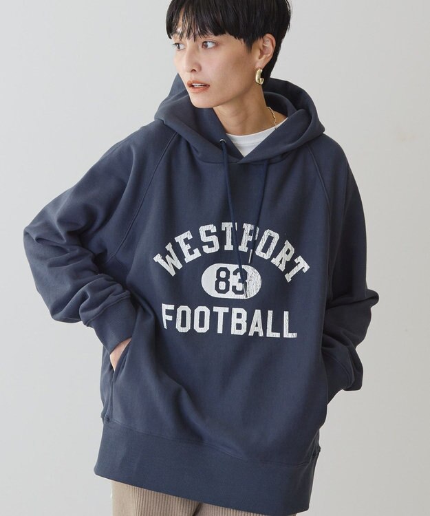 AMERICAN HOLIC ＦＯＯＴＢＡＬＬ　フーディーＢＩＧスウェット Charcoal Gray