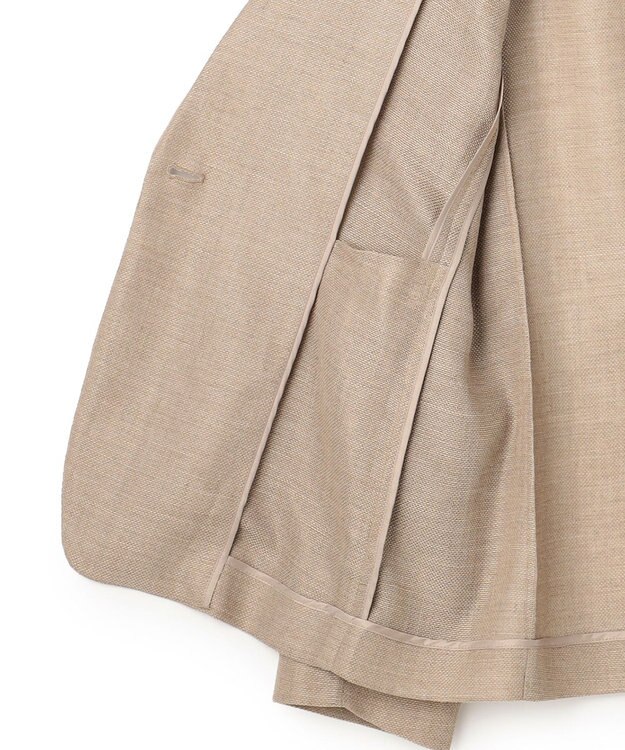 BEIGE， LIATRIS / シアー テーラードジャケット Flax