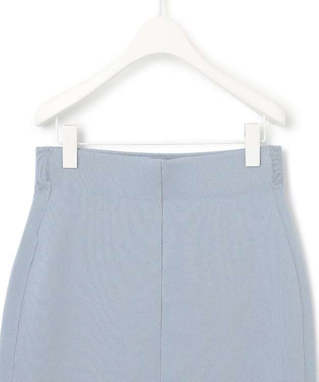 ICB 【洗える】 シンセティックハイゲージ ニットスカート ライトブルー系