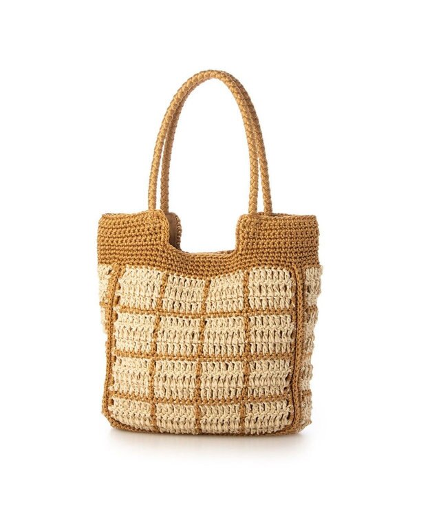 UNBILLION カシュカシュ cachecache / 手編みウィンドペントート オレンジ