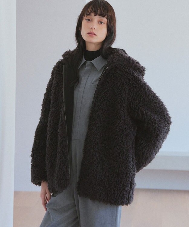 NAVE 【ReNAVE】プードルボア ジャケット ブラック系