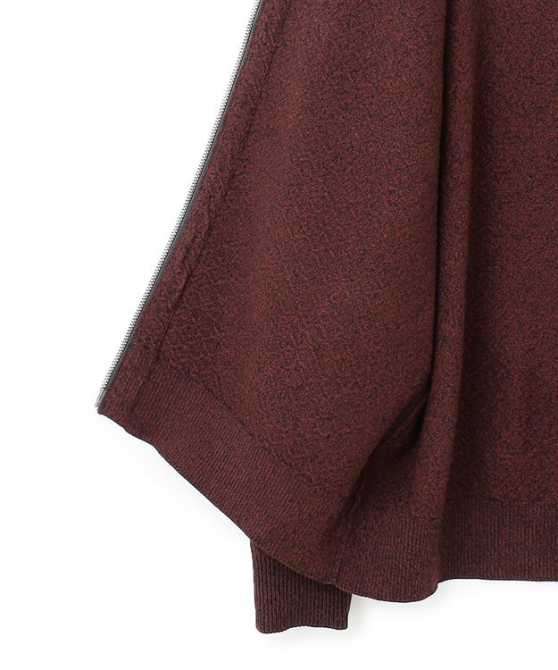 JOSEPH HOMME 【イージーケア】 ヴィスコースリンクス　ジップアップカーディガン ワイン系