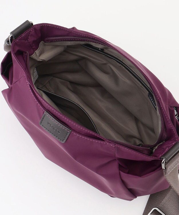 Y'SACCS 【ナイロンタフタ】トラベルショルダー mini パープル