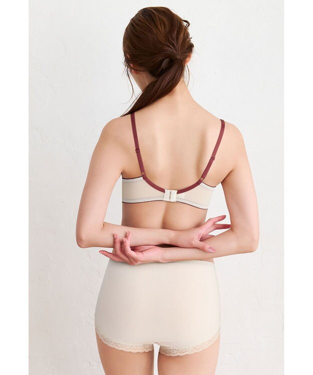 WACOAL 【重力ケアブラ】 ノンワイヤーブラ バストを重力から守る まる胸をキープ ラクなつけごこち Gカップまで対応 大きいサイズ レディース BXB194 /ワコール アイボリー