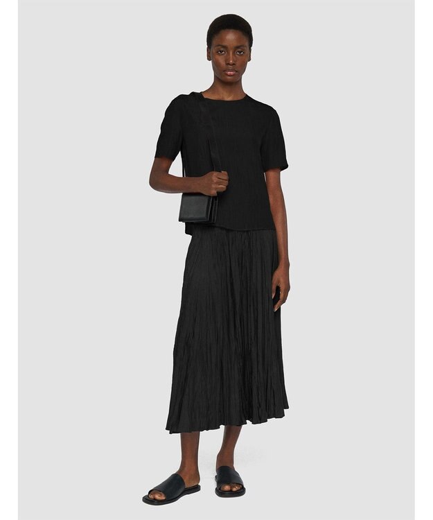 JOSEPH 【洗える】ハボタイ　シルクスカート Black