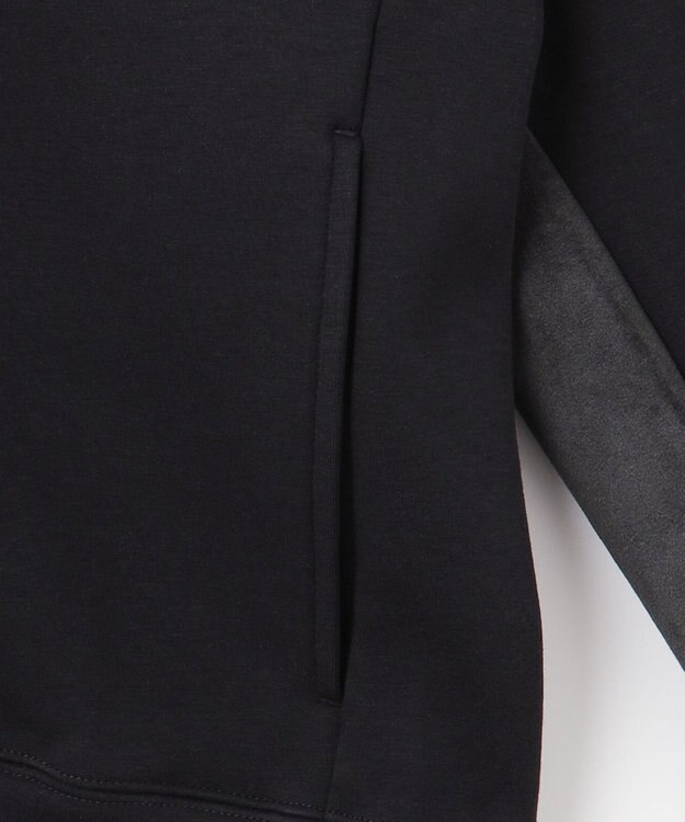 PW CIRCULUS 【MEN】ジャージー スタンド ジップアップ ブルゾン ブラック系