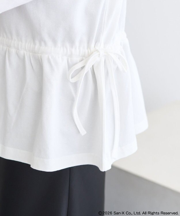 earth music&ecology 【予約】リラックマ×earth ブラウジングロンT オフホワイト