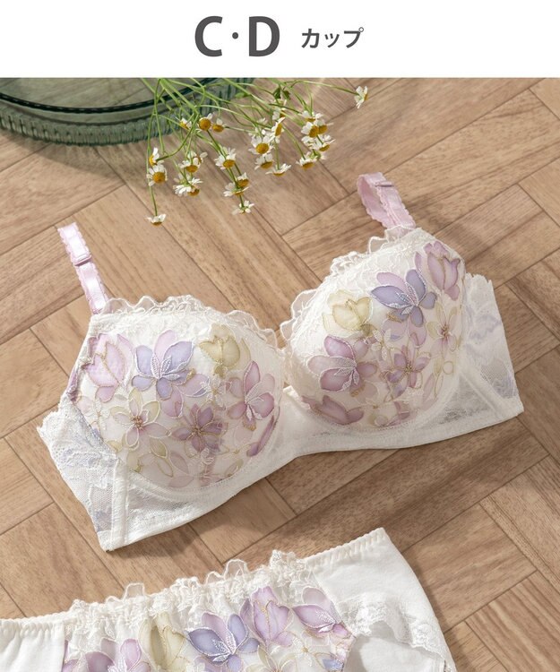 Wing 【後ろ姿きれいブラ】　背中の段差をスムージング　バストの脇流れをブロック　ウイング／ワコール　KB2717 アイボリー