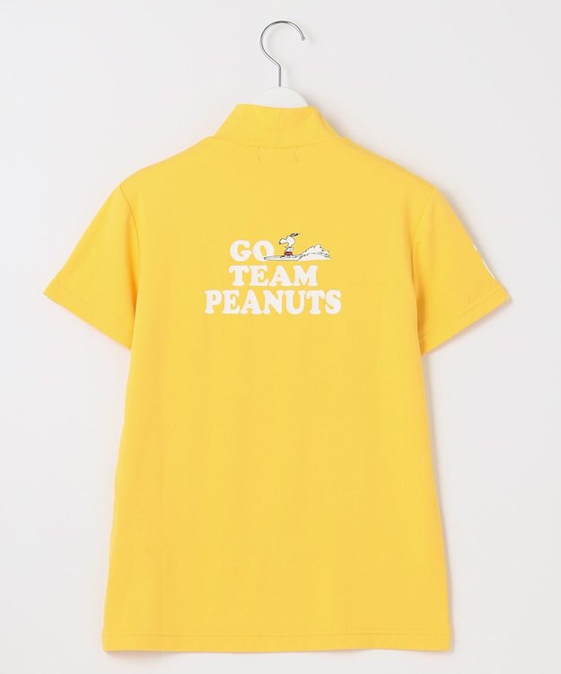 23区GOLF 【PEANUTS】【WOMEN】スヌーピーコラボ モックネックシャツ イエロー系