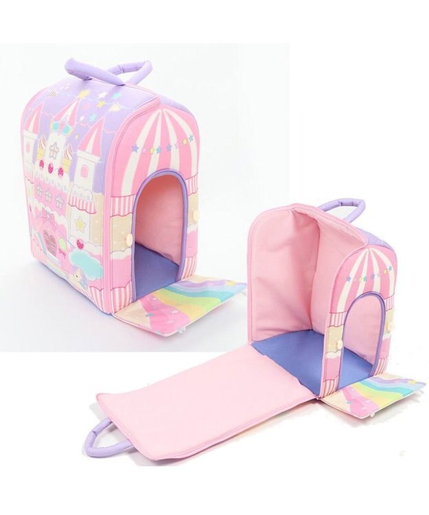 Mother garden マザーガーデン とことこおさんぽシリーズ ユニコーン 夢のお城 キャッスル ハウス 単品 ピンク（淡）