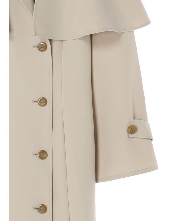 earth music&ecology ２ＷＡＹケープトレンチコート Light Beige