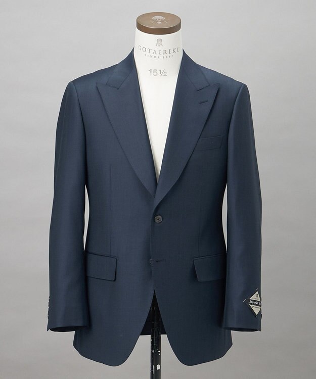 GOTAIRIKU シワになりにくい/通年素材【御幸毛織/みゆきけおり】Superio160 スーツ_ダークグリーン ダークグリーン系8