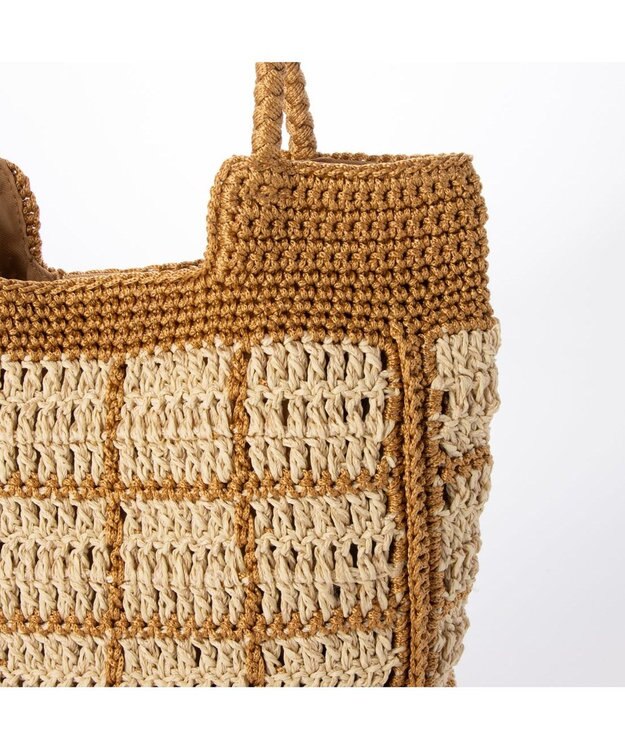 UNBILLION カシュカシュ cachecache / 手編みウィンドペントート オレンジ