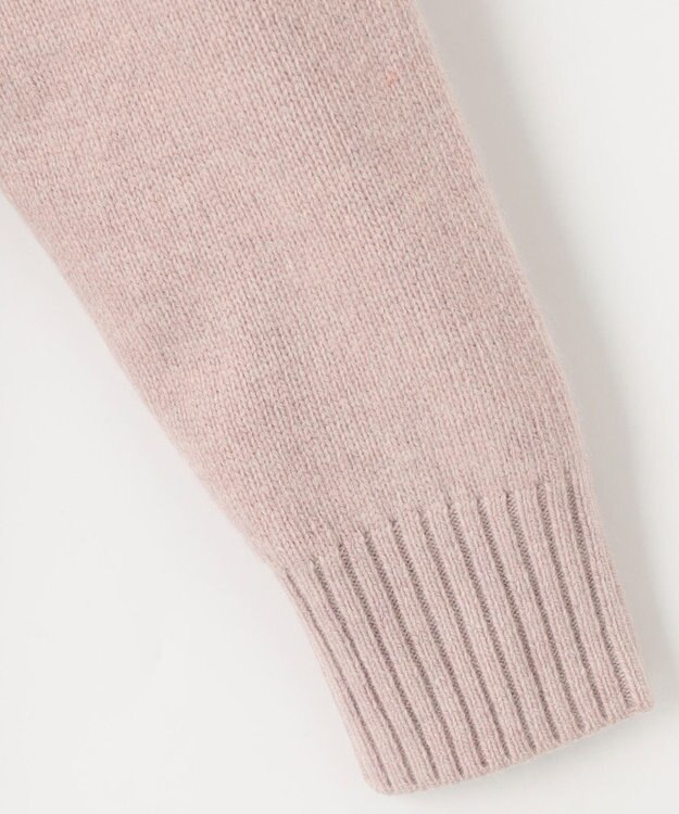 J.PRESS LADIES 【洗える】FAIR ISLE ラウンドネック ニット ベージュ系