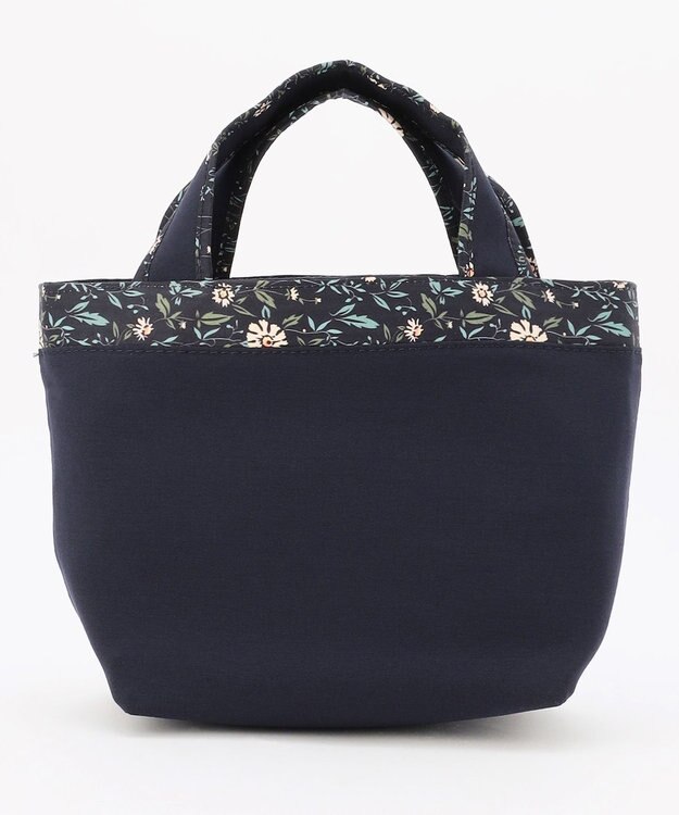 J.PRESS LADIES 【WEB限定カラーあり・リバーシブル】キルティング ミニトートバッグ ネイビー系