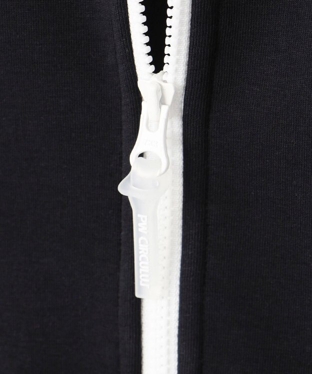 PW CIRCULUS 【MEN】ジャージー スタンド ジップアップ ブルゾン ブラック系