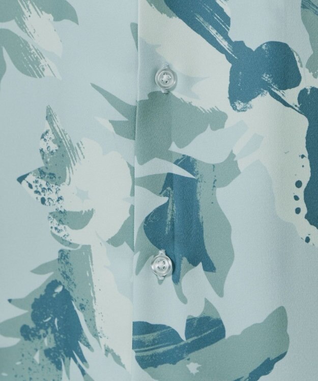 WEGO 【ユニセックス着用ITEM/MLサイズ展開】トロミアロハシャツ（S） サックス