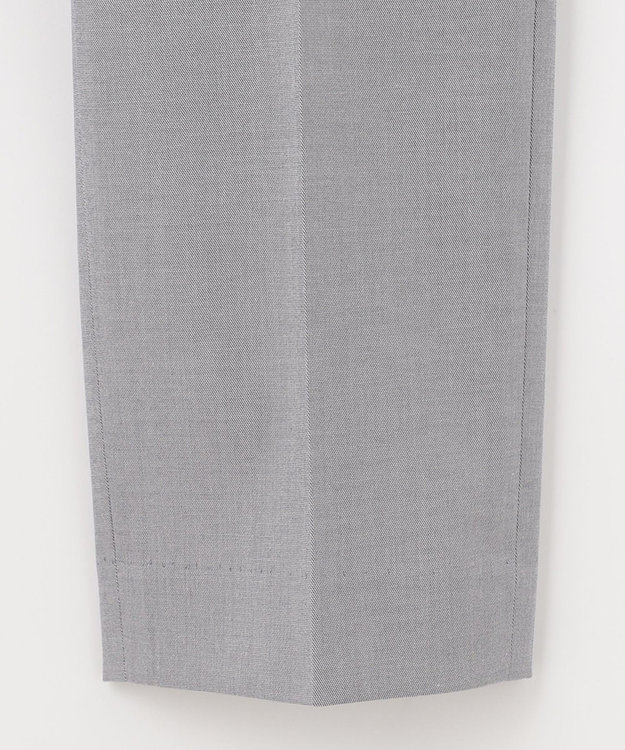 J.PRESS LADIES 【洗える・撥水・防汚】コットンFITTYシャーク テーパード パンツ ライトグレー系