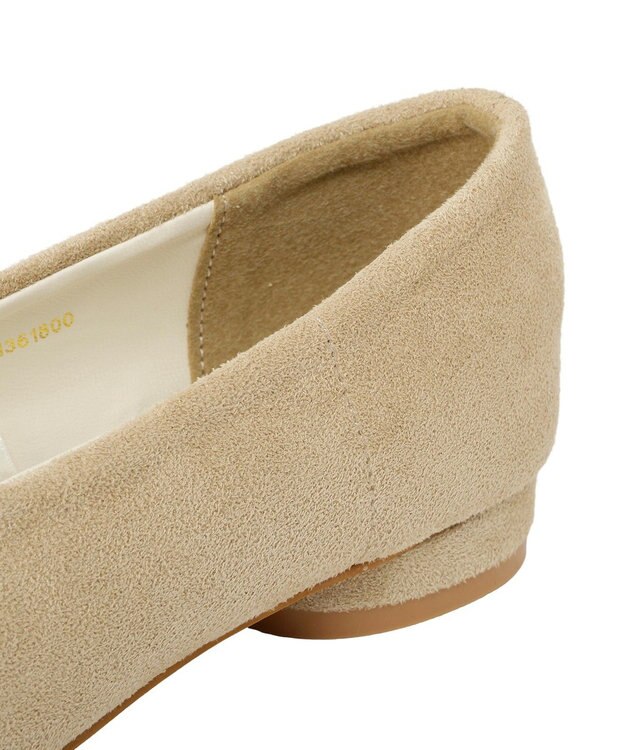 Green Parks メタルポイントローパンプス Beige