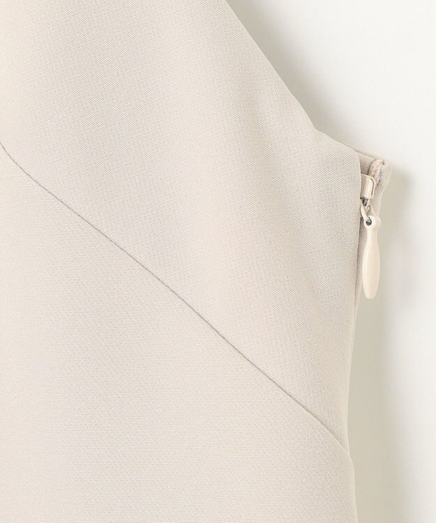 #Newans ナローシルエットワンピース ベージュ