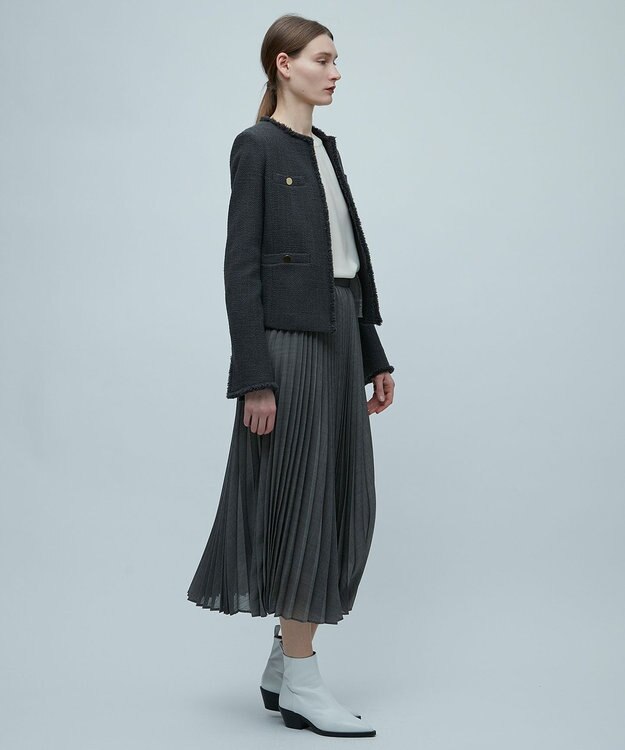 BEIGE， MOYE / プリーツスカート C.Gray