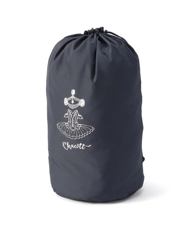 Chacott ジュエルチュチュ衣装巾着バッグ ネイビー