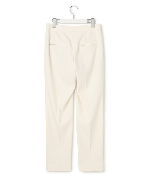 ICB 【洗える】 トリアセボディシェルピーチ スティックパンツ オフホワイト系