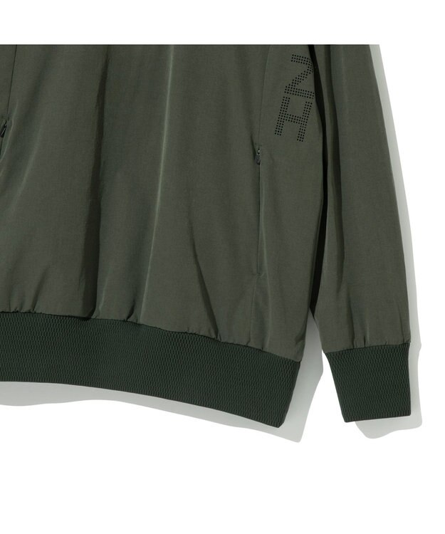 ZERO HALLIBURTON 【撥水・UVケア】 ハーフジップ ライトジャケット ZHG-W5A1a 85131 カーキ