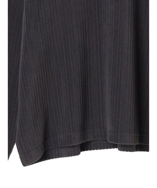 CRAFT STANDARD BOUTIQUE カットコールＭＯＣネックプルオーバー Charcoal Gray