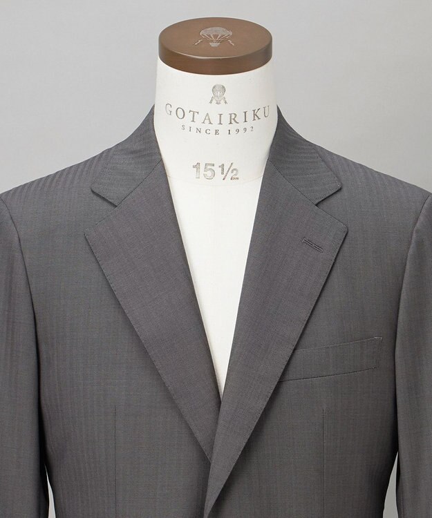 GOTAIRIKU 【Loro Piana Fabric】365 通年スーツ グレー系8