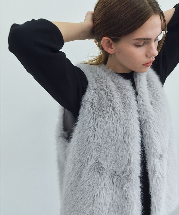 BEIGE， BROOK / ロングファージレ L.Gray