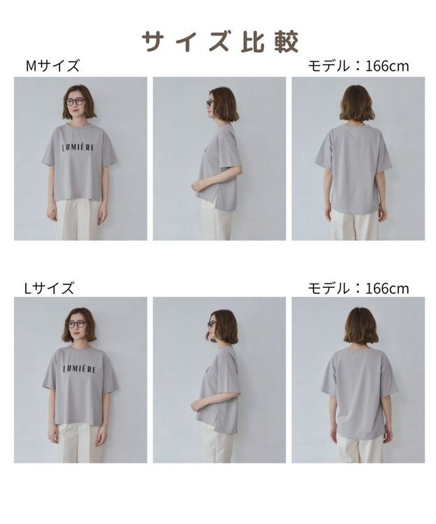 WEGO 【2026春夏新作】接触冷感プリントロゴT グレー