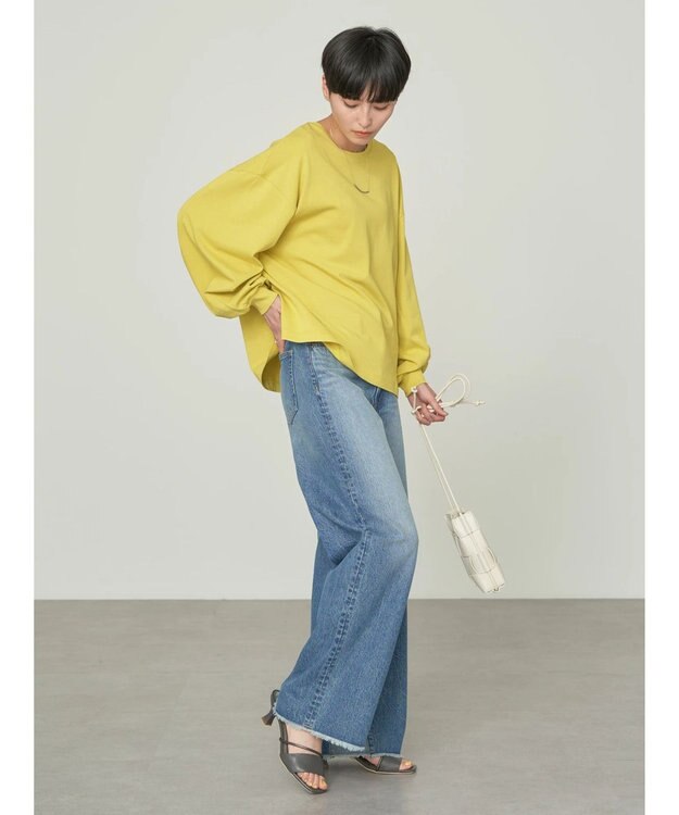 AMERICAN HOLIC 袖ボリュームカットプルオーバー Yellow