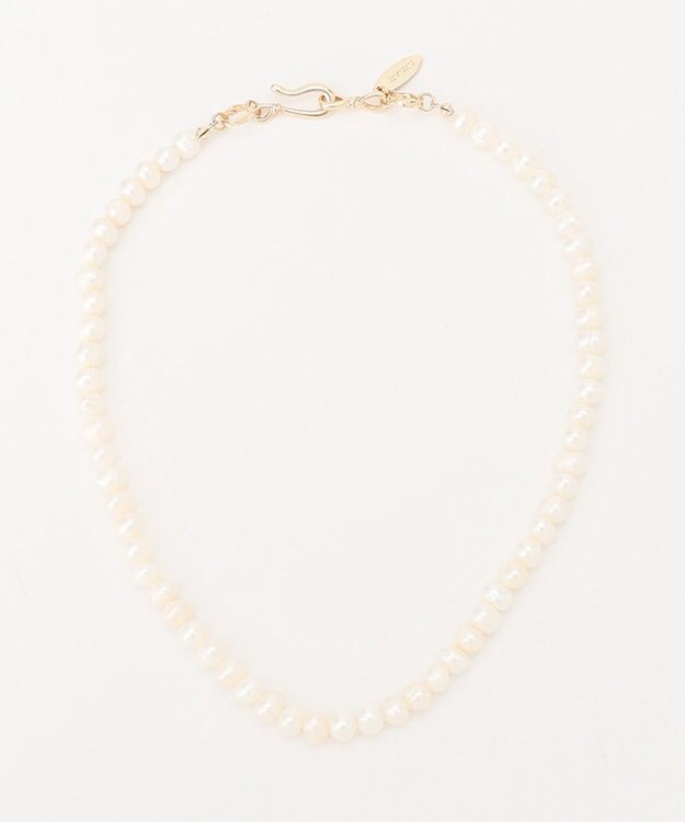 自由区 2連パール ネックレス ホワイト系