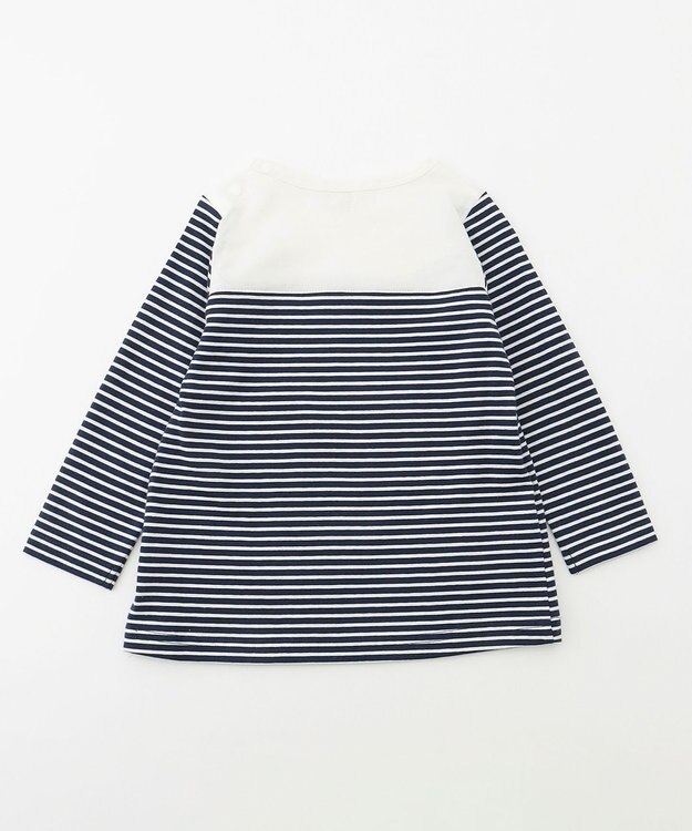 組曲 KIDS 【80-100cm】トリコボーダー Ｔシャツ ネイビー系1