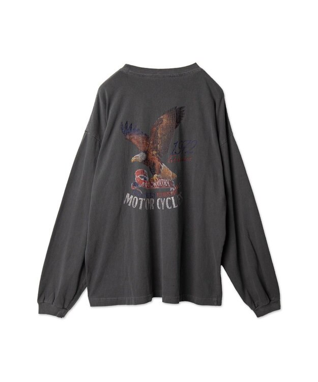 WEGO 【ユニセックス着用ITEM】ピグメントグラフィックT（LS） 柄1