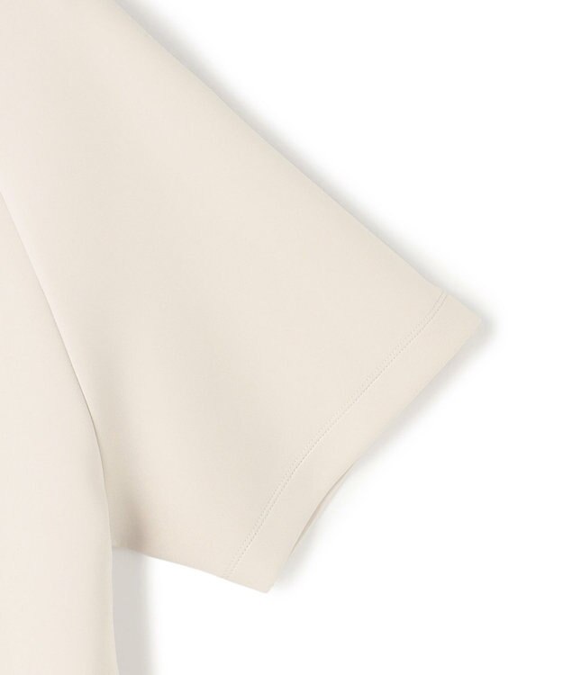 UNFILO L BEAUTY FORM JERSEY light バックZIP プルオーバー グレージュ