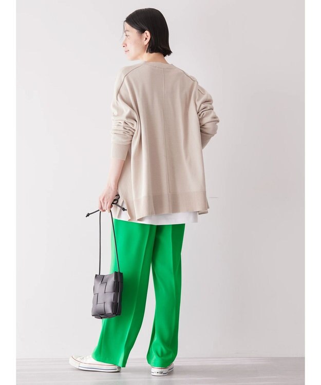 AMERICAN HOLIC ＵＶカットミディニットカーディガン Gray Beige