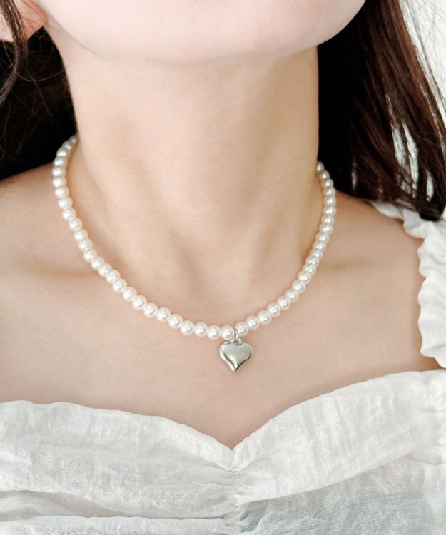 WEGO Lモチーフトップパールネックレス 柄2