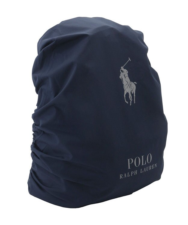 MOONBAT 【防水】POLO RALPH LAUREN リフレクターレインリュックカバー ネイビーブルー
