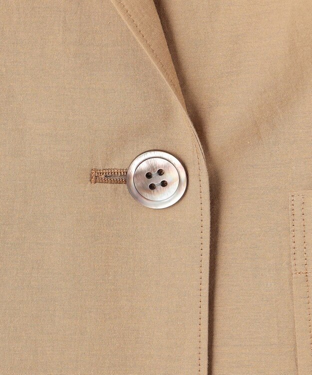 23区 L 【洗える】MANTECO ブライトワッシャー ジャケット キャメル系