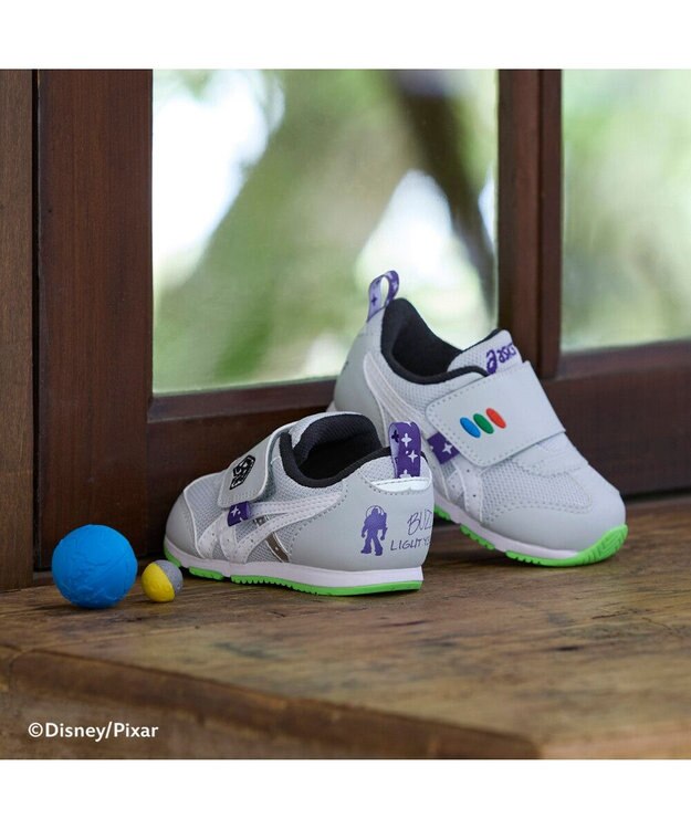 ASICS WALKING IDAHO BABY KT-ES / TOY STORY ライトグレー/ホワイト