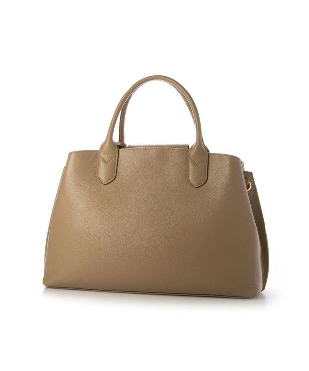 UNBILLION perche ゴートユーティリティヒネリかぶせA4トート オーク