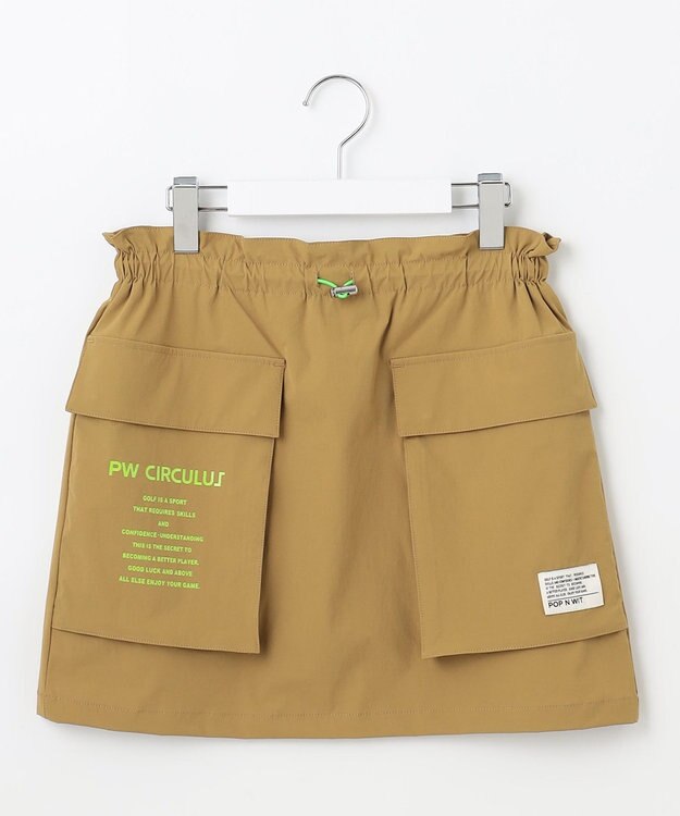 PW CIRCULUS 【撥水加工/軽量/ストレッチ】【WOMEN】ビッグポケット スカート ベージュ系