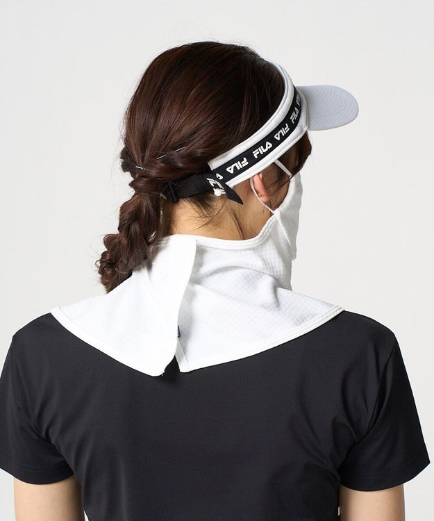 FILA GOLF／marie claire 【FILA GOLF】 多機能フェイスカバー ホワイト