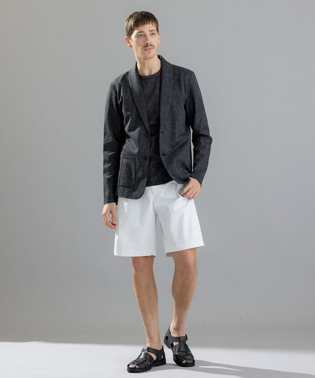 JOSEPH HOMME リネンドビージャージー　クルーネックTシャツ グレー系