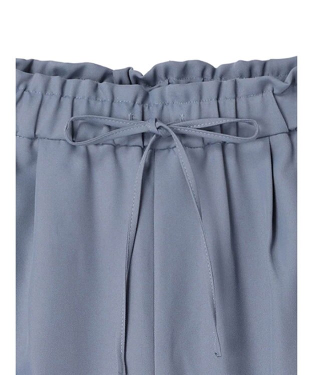 earth music&ecology 裾ドロストパラシュートパンツ Grayish Blue